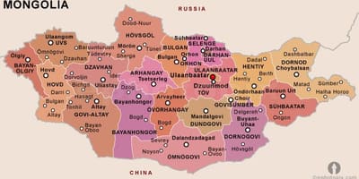 Lao as Mongolië politieke 